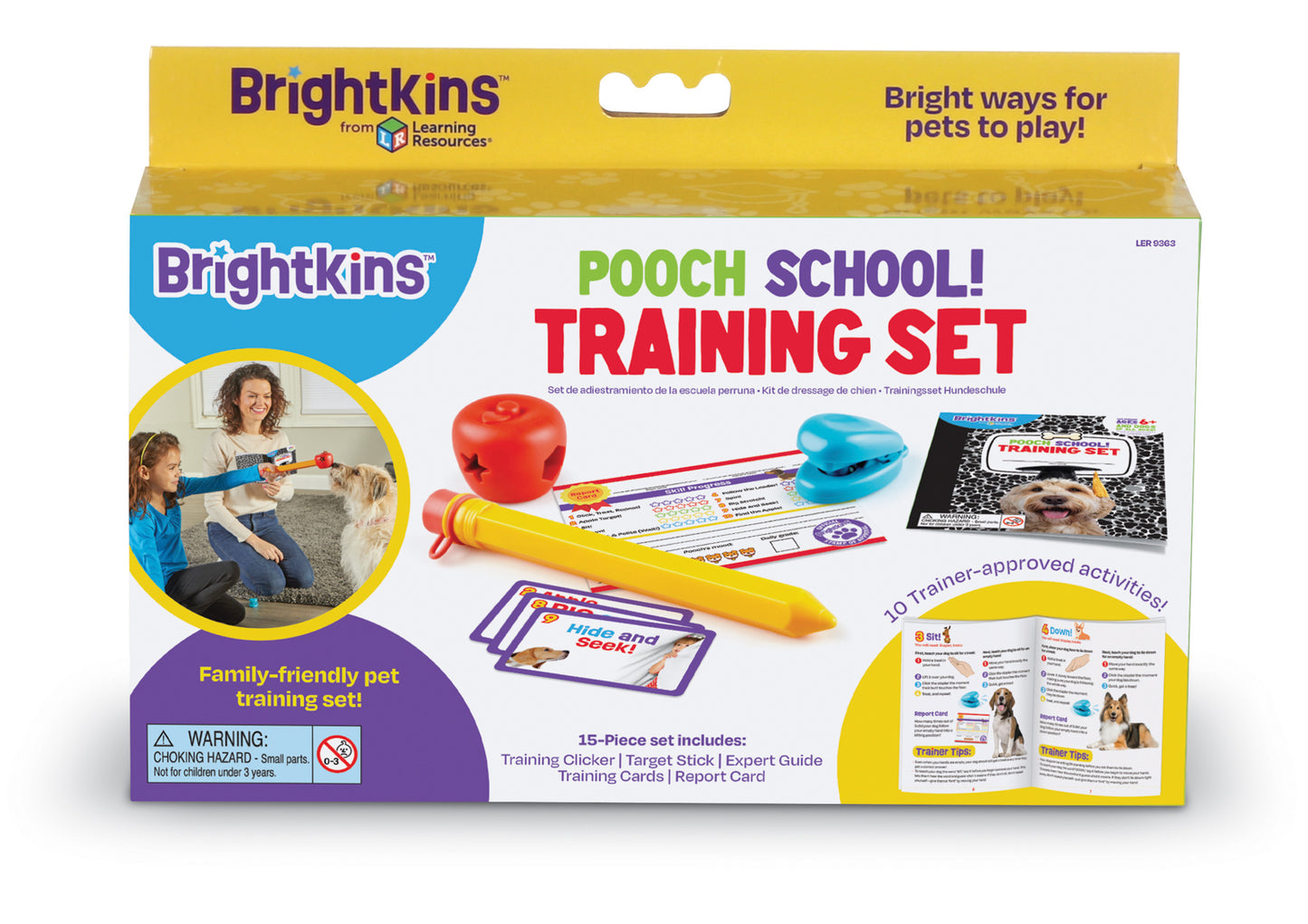 A Product box for Pooch School Dog Training Set