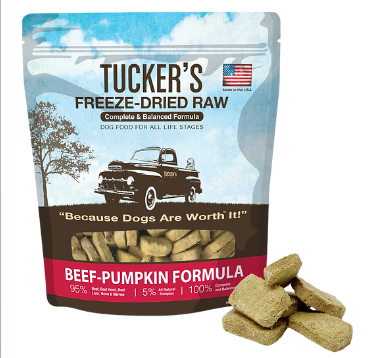 Tucker's Freeze Dried Raw Dog Food