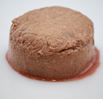 a close up of raw dog food